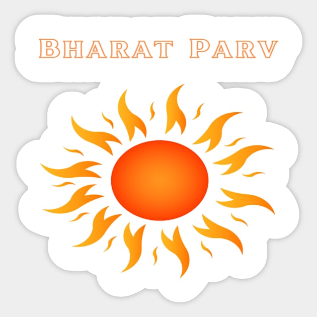 Bharat Parv - Sun Sticker by Bharat Parv